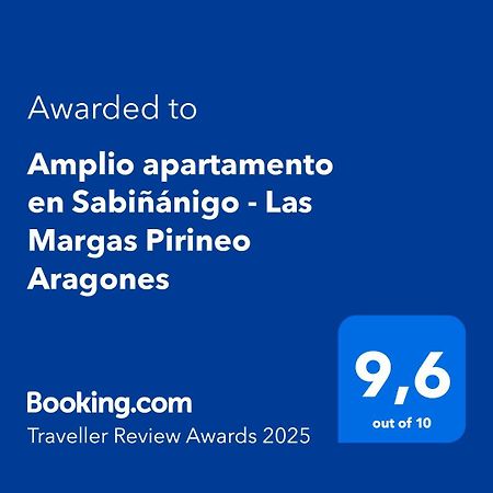 Amplio Apartamento En Sabinanigo - Las Margas Pirineo Aragones מראה חיצוני תמונה